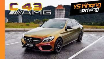 Mercedes C43 AMG (Pt.1): 367+hp, 520+Nm Stylish & Powerful [Private Car Review] | YS Khong Driving