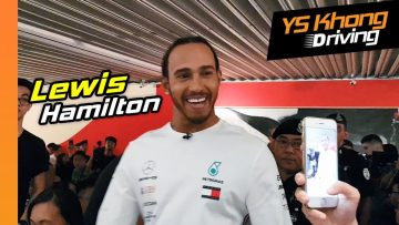 Lewis Hamilton Makes Special Appearance at Mercedes AMG A35 Launch |  YS Khong Driving