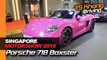 Singapore Motorshow 2019: A Pink Porsche – Made for the Ladies? Pink Porsche 718 Boxster