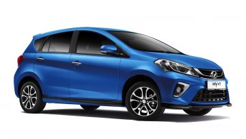 Perodua Myvi 1.5 AV in new Electric Blue exterior – yskhongdriving