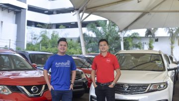 Calvin Foo, Acting Chief Executive Officer of Fundaztic (left) and Andy Teh, Chief Executive Officer of muv (right)  – yskhongdriving